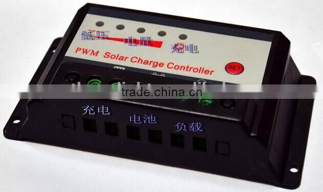 Factory supplier 12V/24V solar charger controller, pwm solar charge controller manual, 5A/10A price solar charge controller