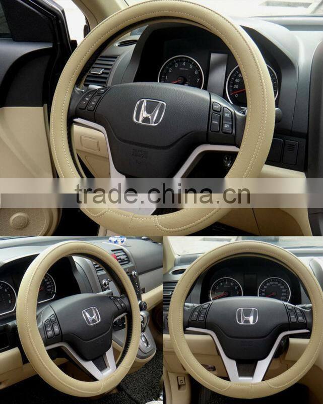 microfiber leather car interior steering wheel cover