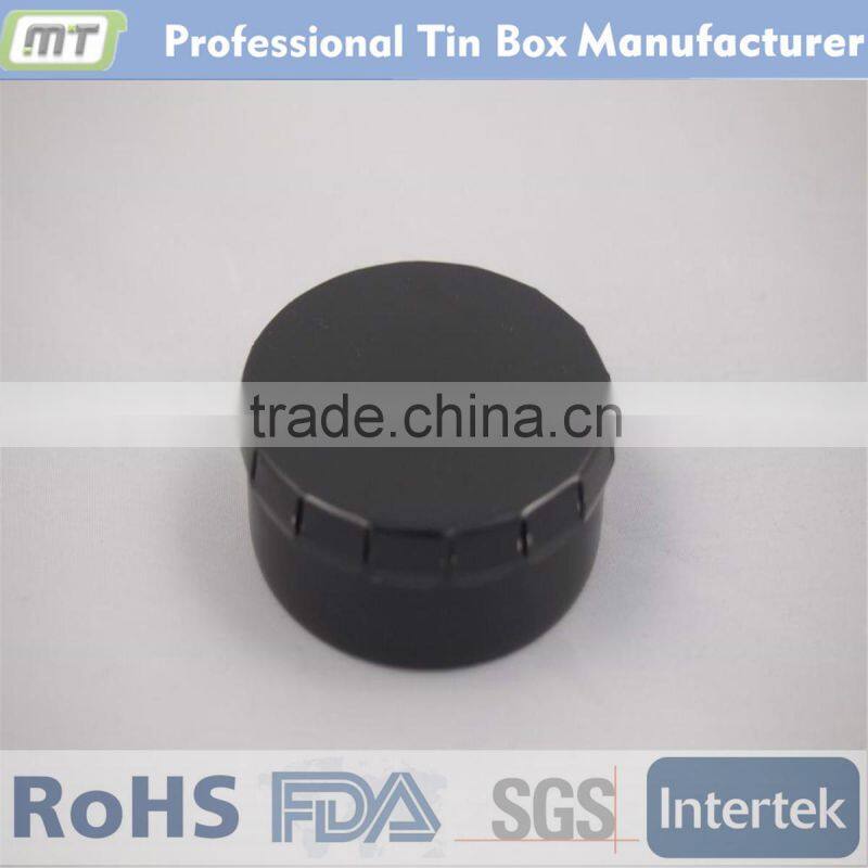 whole selling high quality round tin can with clear window