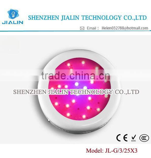 hydroponic vegetable equipments 25x3 watt led grow lights led light JL-G/3/25X3