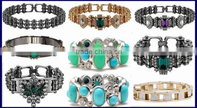 op11 Kiwi Green 8*10MM Opal Hamsa Bracelet Hand Opal Bracelet