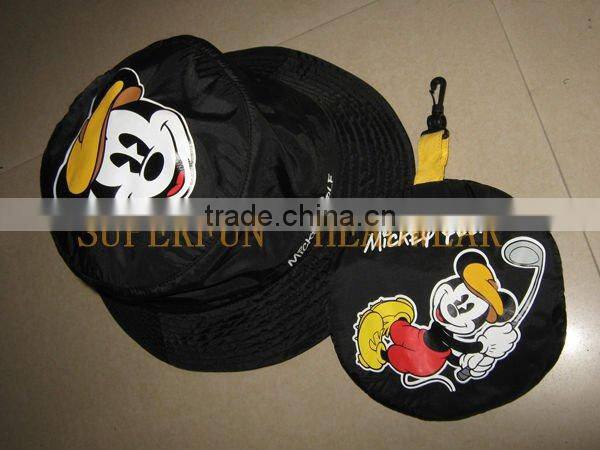 100% polyester folded hats