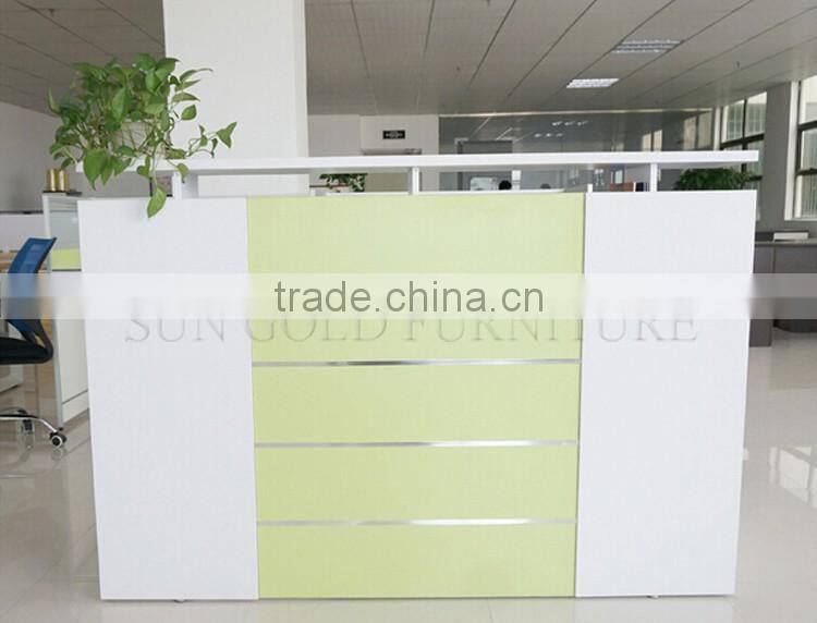Hot sale tufted reception desk/used reception desk /salon reception desk (SZ-RTB009-2)