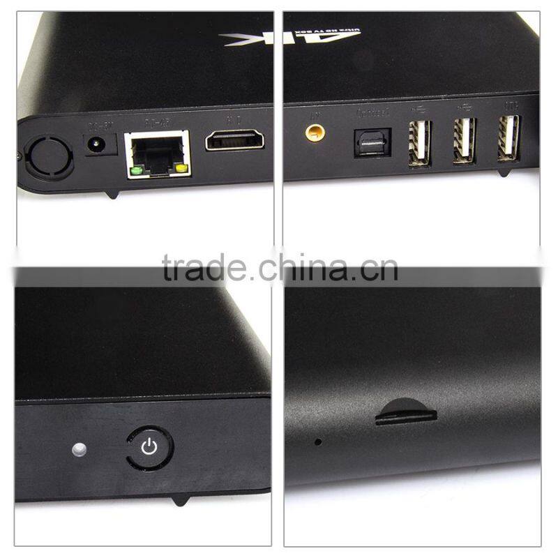 CPU RK3368 64bits Octa core A53, DDR3 2G eMMC Flash 8GB Octa core 4k tv box high quality 4k tv box