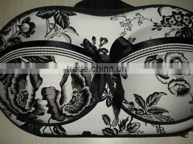 Canvas elegance EVA bra case