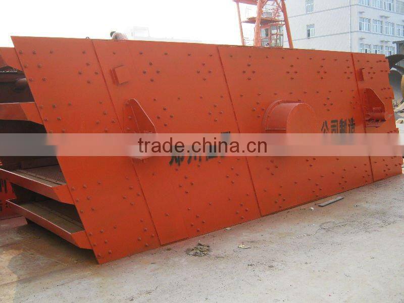 Skid Chasis Vibrating Screen For Seasand Grading