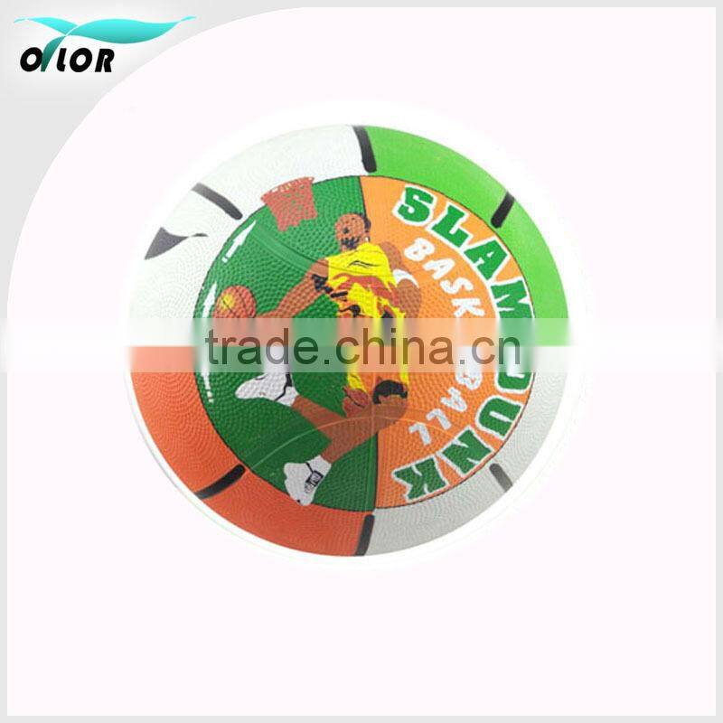 Official size custom promotional rubber basketball