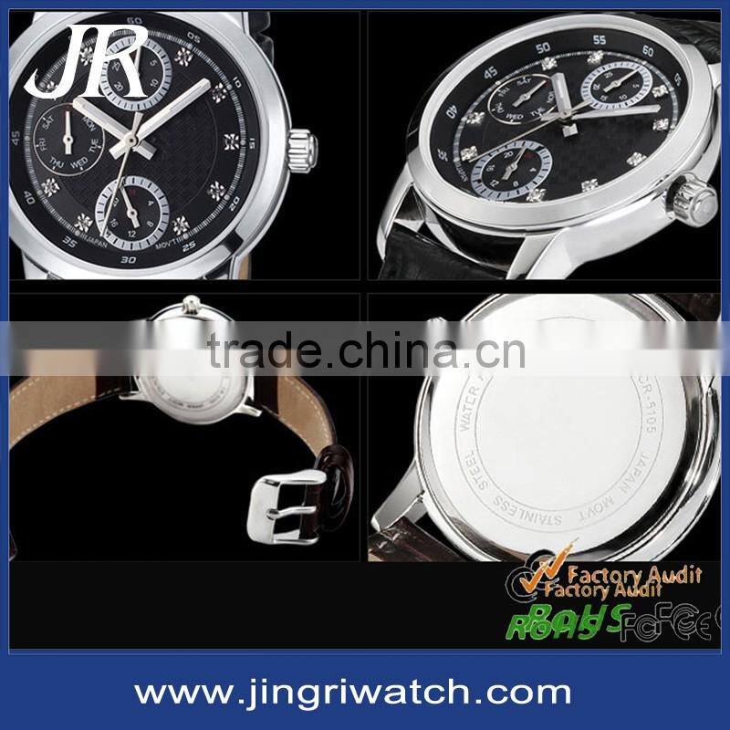 2016 Wholesale fashion luxury automatic chronograph watch men