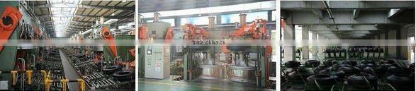 China Alibaba natrual rubber forklift tire, pneumatic solid tyre