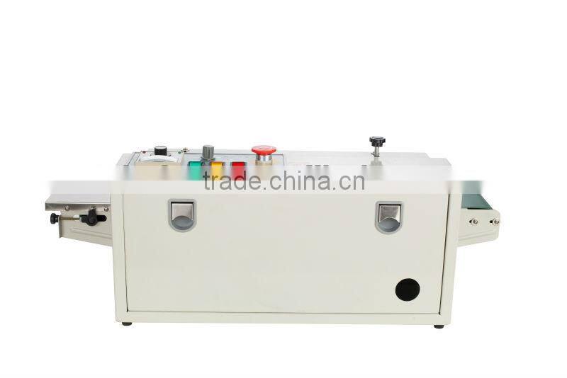 Continuous sealing machine for tea bag seal