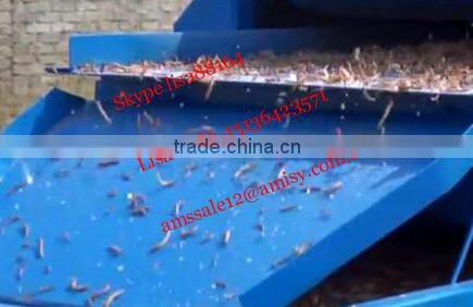 Multifunctional separating plant for mealworm