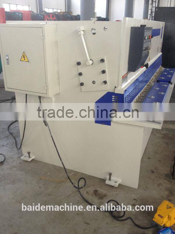 QC12K-10*2500 swing beam hydraulic shearing machineCNC hydraulic shearing machine for sale with a good quality