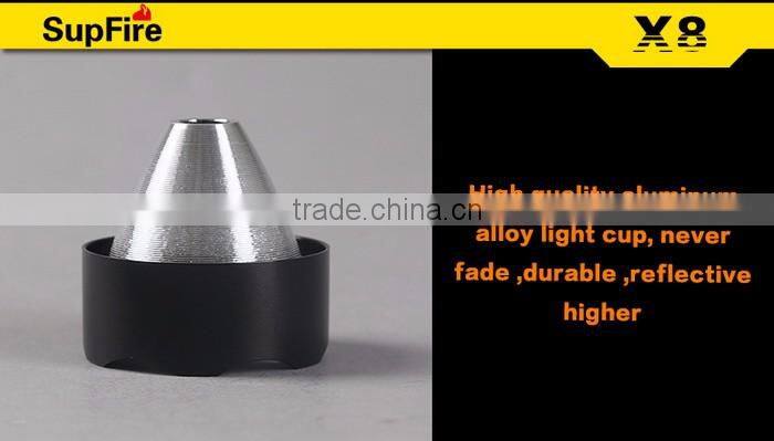 Supfire X8 Rechargeable Flashlight 10w Led Waterproof Torch