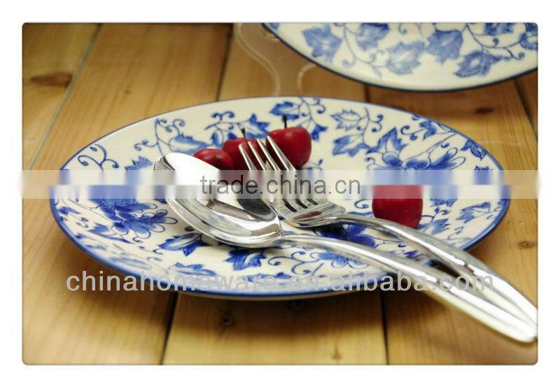 blue and white fine quality porcelain plate