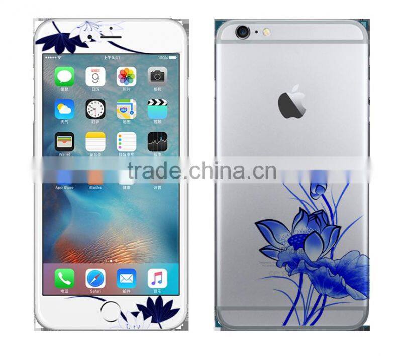 Tempered glass,mobile use tempered glass,high quality colorful 3D Curved full cover Tempered Glass Screen Protector for iphone 6