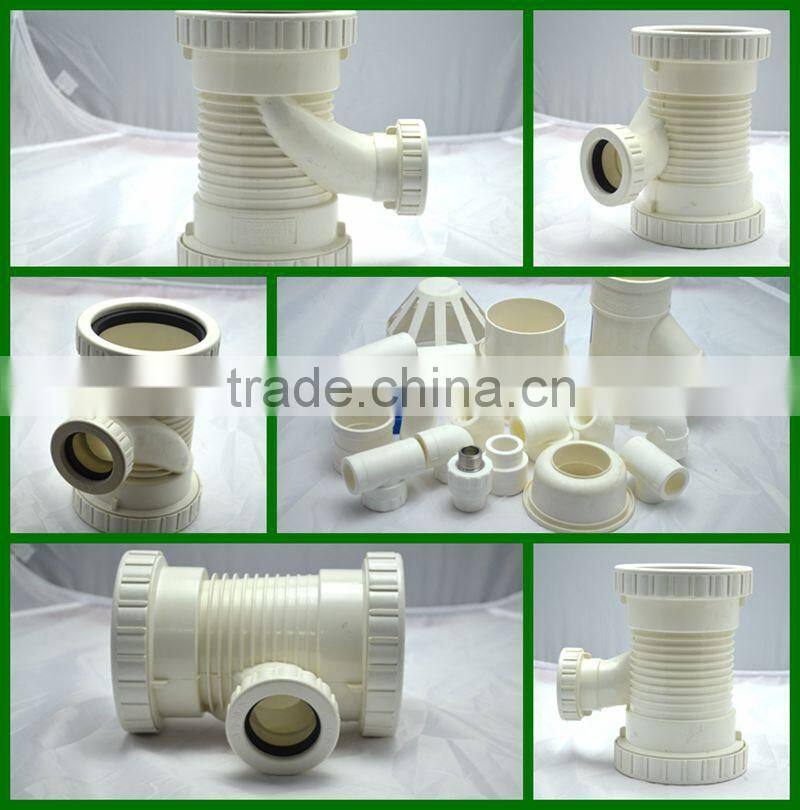 YiMing pvc spiral reducing tee