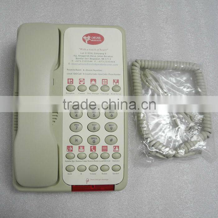 Thunder-proof and AntiEMI design Hotel Telephone music ring Auto follow call and hang up PY-9002A
