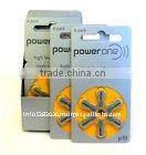 hearing aid batteries power one hot sale zinc air for digital hearing aids