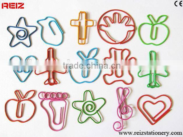 2016 new design best gift and promtion OEM welcomed shaped paper clips