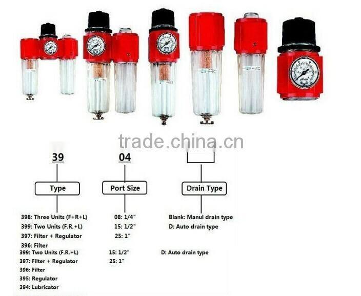 air pressure regulator with gauge