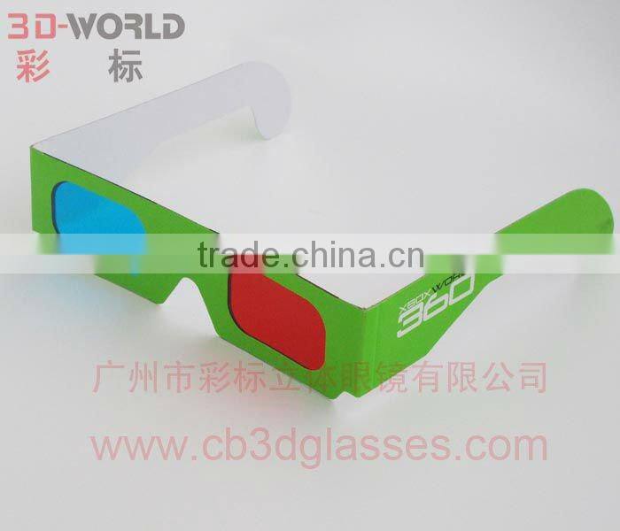 custom anaglyph 3d kids glasses for promotional gifts