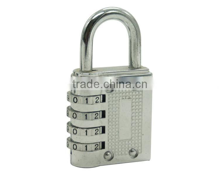 mechanical metal dial padlock lugggage suitcase lock JN6024