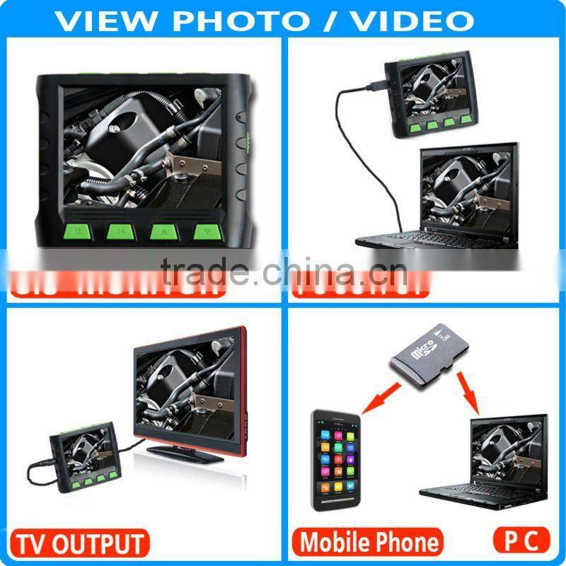3.5" Wireless TFT LCD Zoom Rotate Inspection Camera Borescope Endoscope