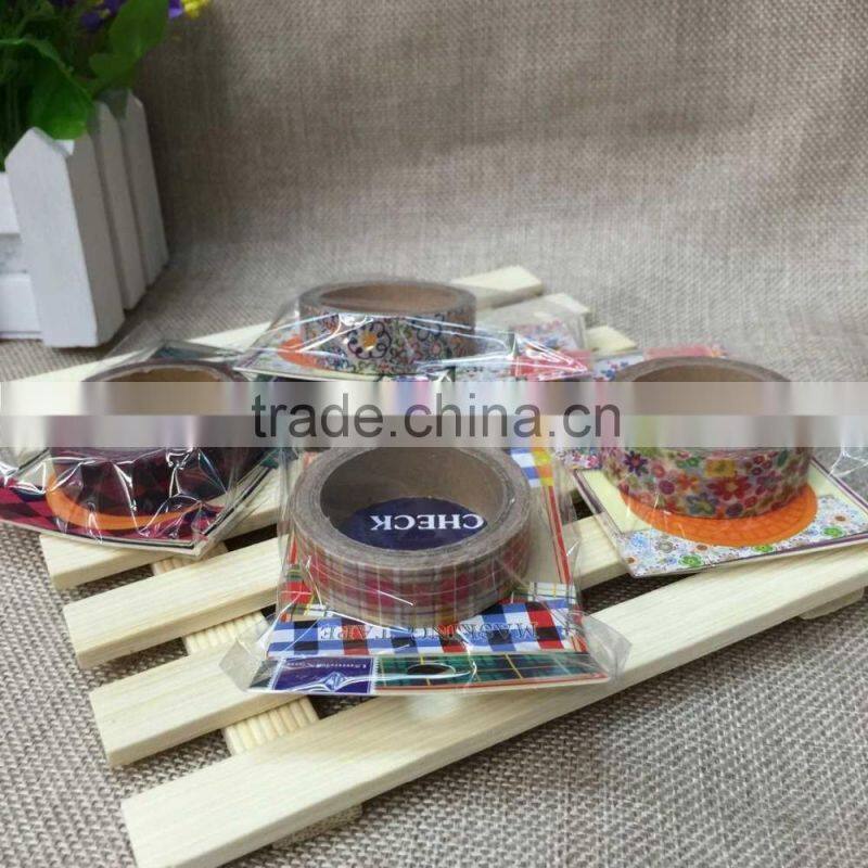 Japan's stickers Small pure and fresh and printing/elements/contracted stripe restoring ancient ways Hand and paper tape