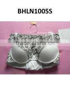 Top Sale Womens Underwear Printed Cotton Sexy Christmas Bra Set