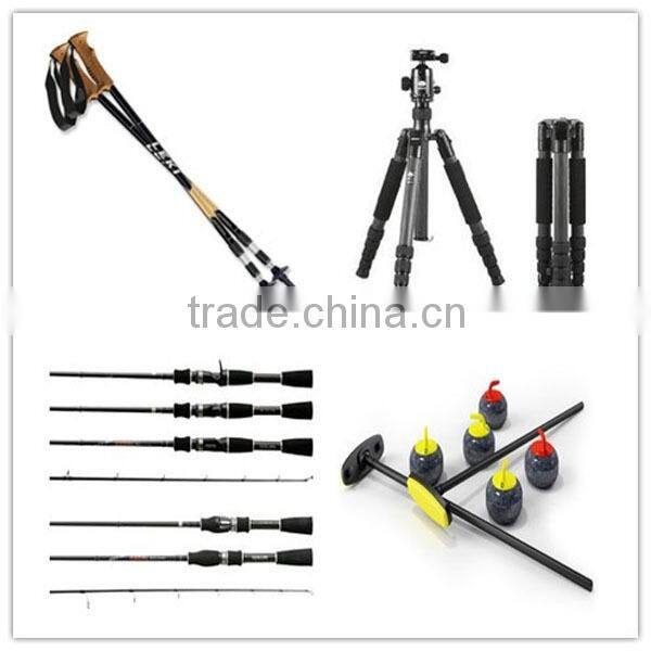 3K Glossy Carbon Fiber Finishing Rods