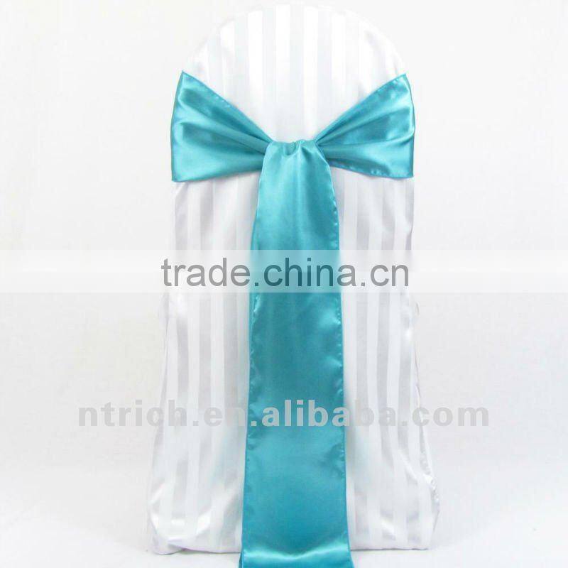 Wedding chair decoration satin chair sash