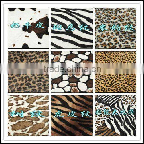 super soft floor mat with mix animal print