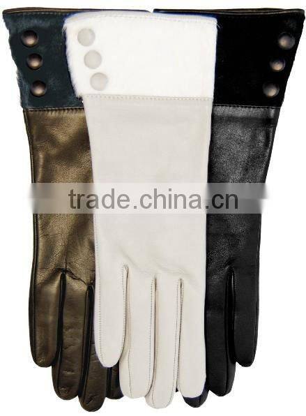 HS061 ladies fashion leather glove