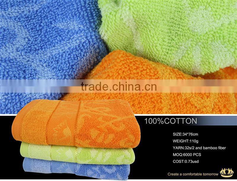 2015 new design wholesale hygroscopic cheap white cotton hand towel restaurant