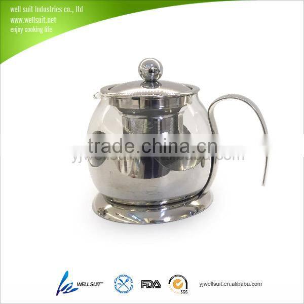 hot selling high quality colored glass pots