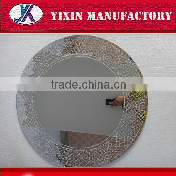 Decorative classic designed crackle glass mosaic mirror