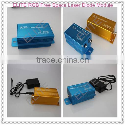 Customized 445nm 520nm 635nm Combined 200mw RGB Free Space Laser Module with TTL and Analog Modulation, Divergence<0.6mrad
