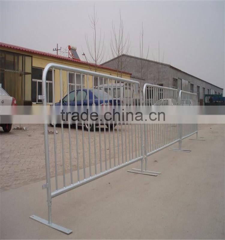 factory hot dipped galvanized anping pedestrian metal traffic crowd control Barrier