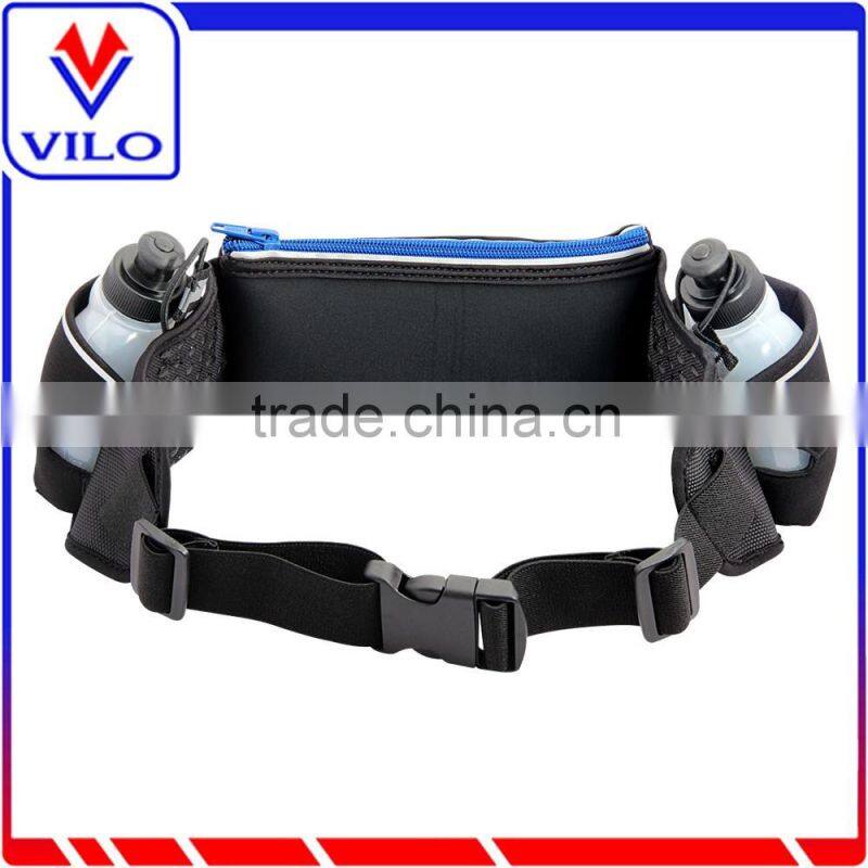 2016 hydration belt with water bottle holders / waist bag / running belt