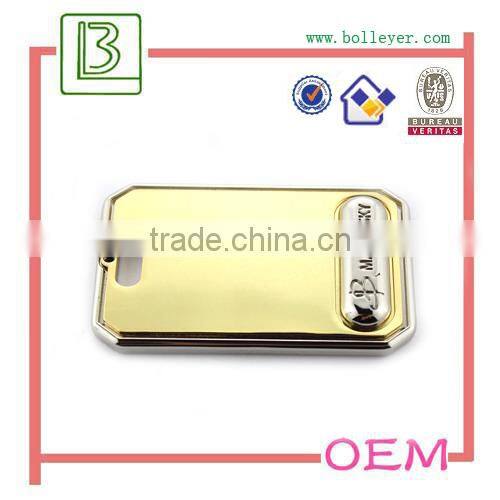 metal logo handbag badges for purses