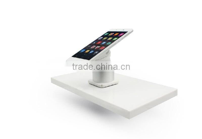 Showhi phone display product security stand for exhibitions with internal cable HSE7300
