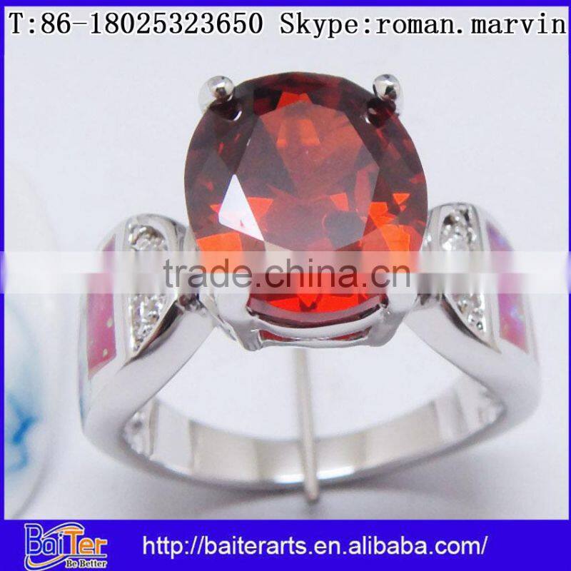 Hot 925 Sterling Silver Young Boy Ring Fake Diamond Ring For Boys