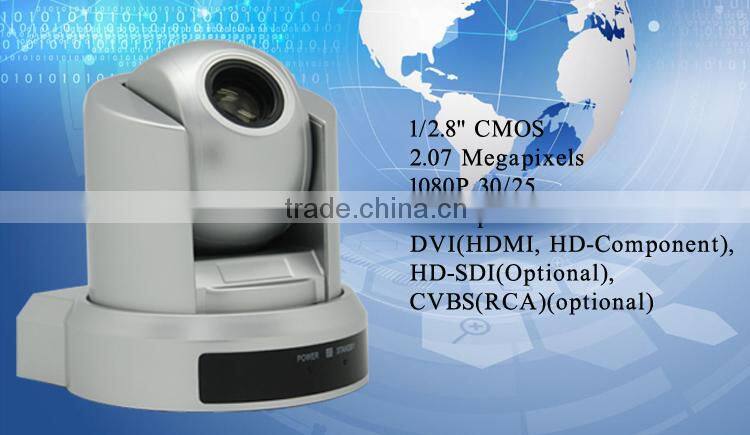 Full HD VISCA Control hd-sdi ptz camera medical camera with DVI Output