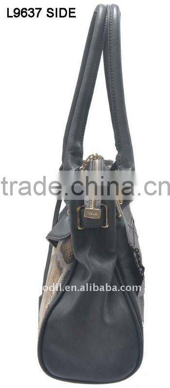 Animal printed fashion ladies handbags with padlock 2012