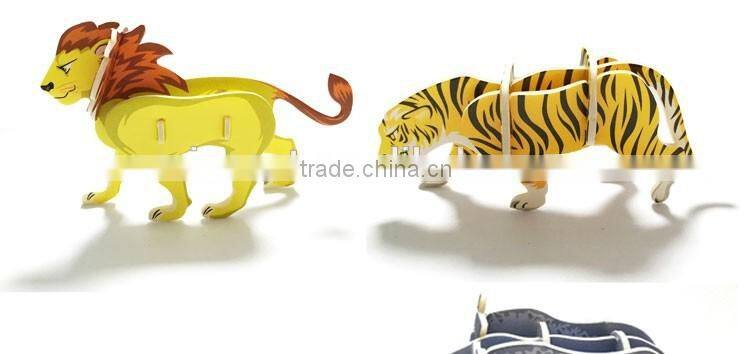 EVA/Wood/Paper 3D Rhinocero Puzzle