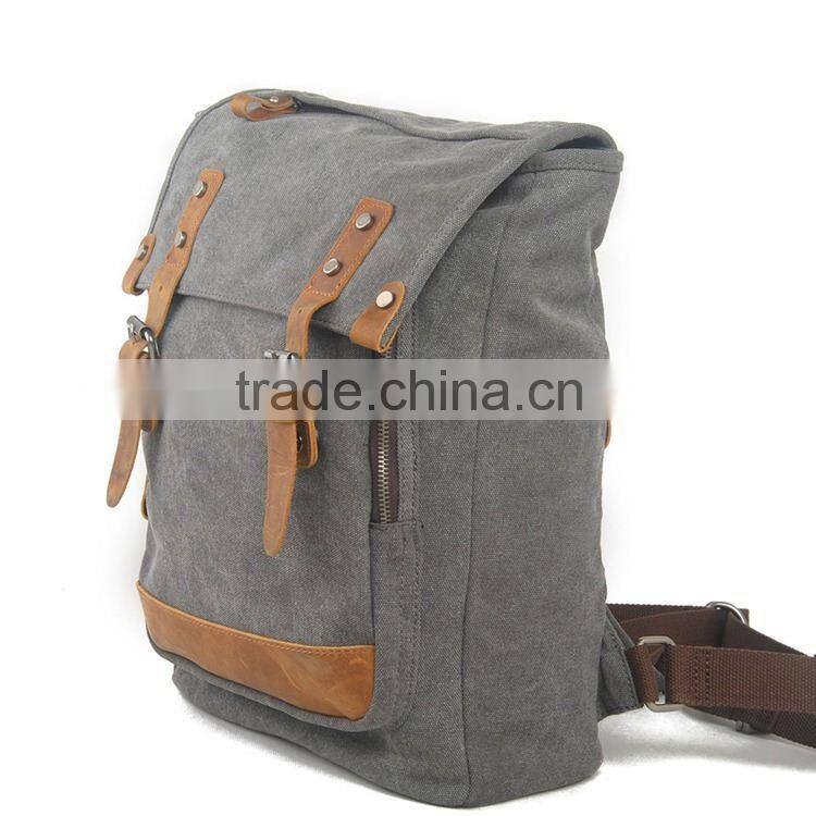 Best Quality Customized Logo Canvas Adult Backpack