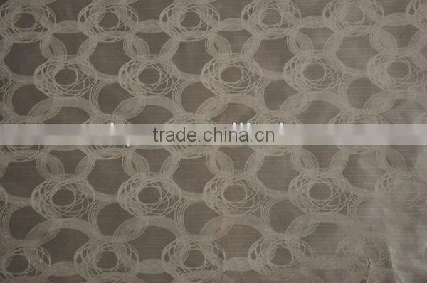 100% polyester curtain jacquard fabric