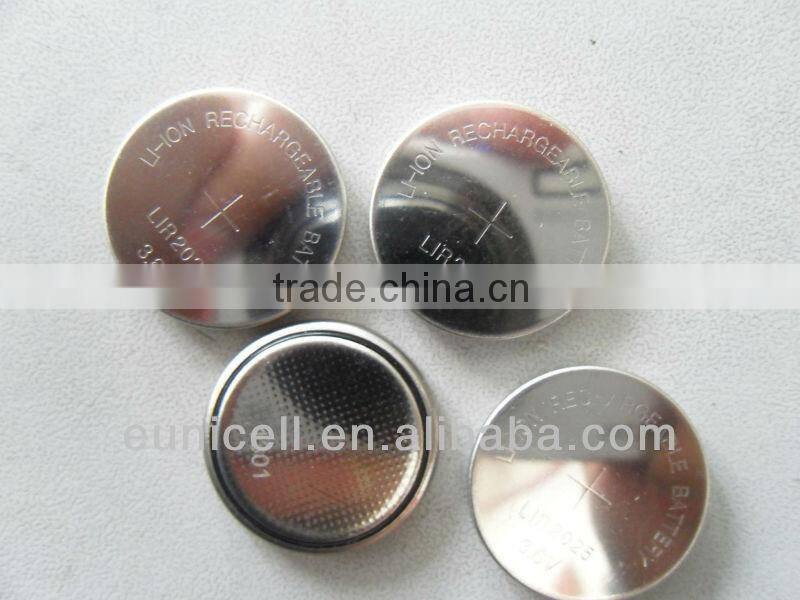 LIR2477 3.6V Rechargeable Li-ion Button Battery LIR2477 LIR2450 LIR2430