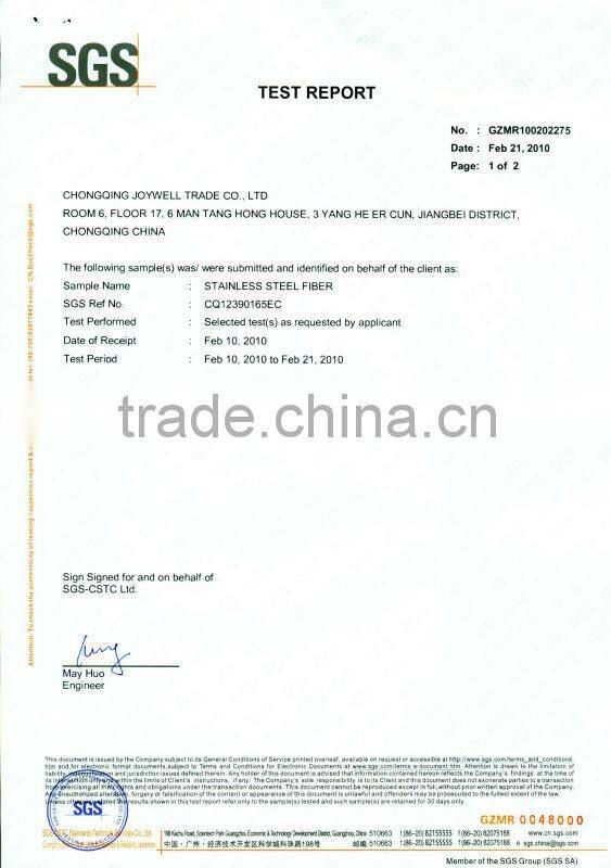 Reinforcing Castable High Temperature Cement Fiber Supplier