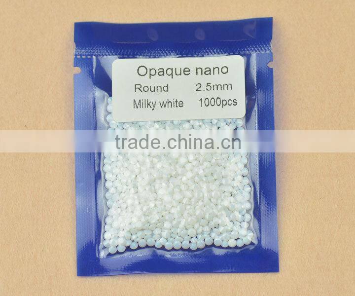 AAA grade 5.5mm round brilliant cut lab created dark green spinel nano semi precious gemstone